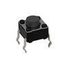 C&K Components Keypad Switch, 1 Switches, Spst, Momentary-Tactile, 0.05A, 12Vdc, 1.96N, 5 Pcb Hole Cnt, Solder PTS645TH50LFS